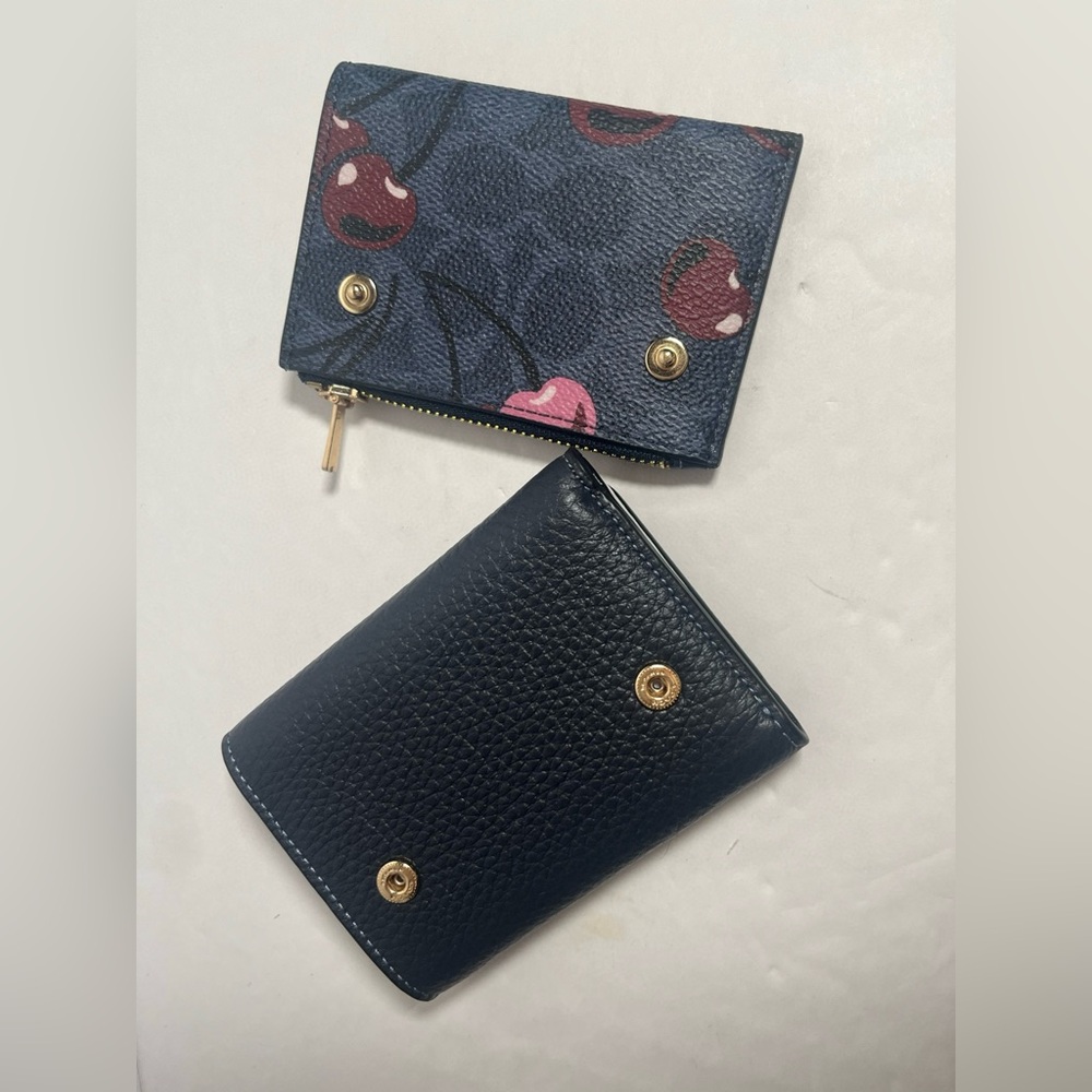 Coach Card Holder Wallet In Signature Canvas NWT